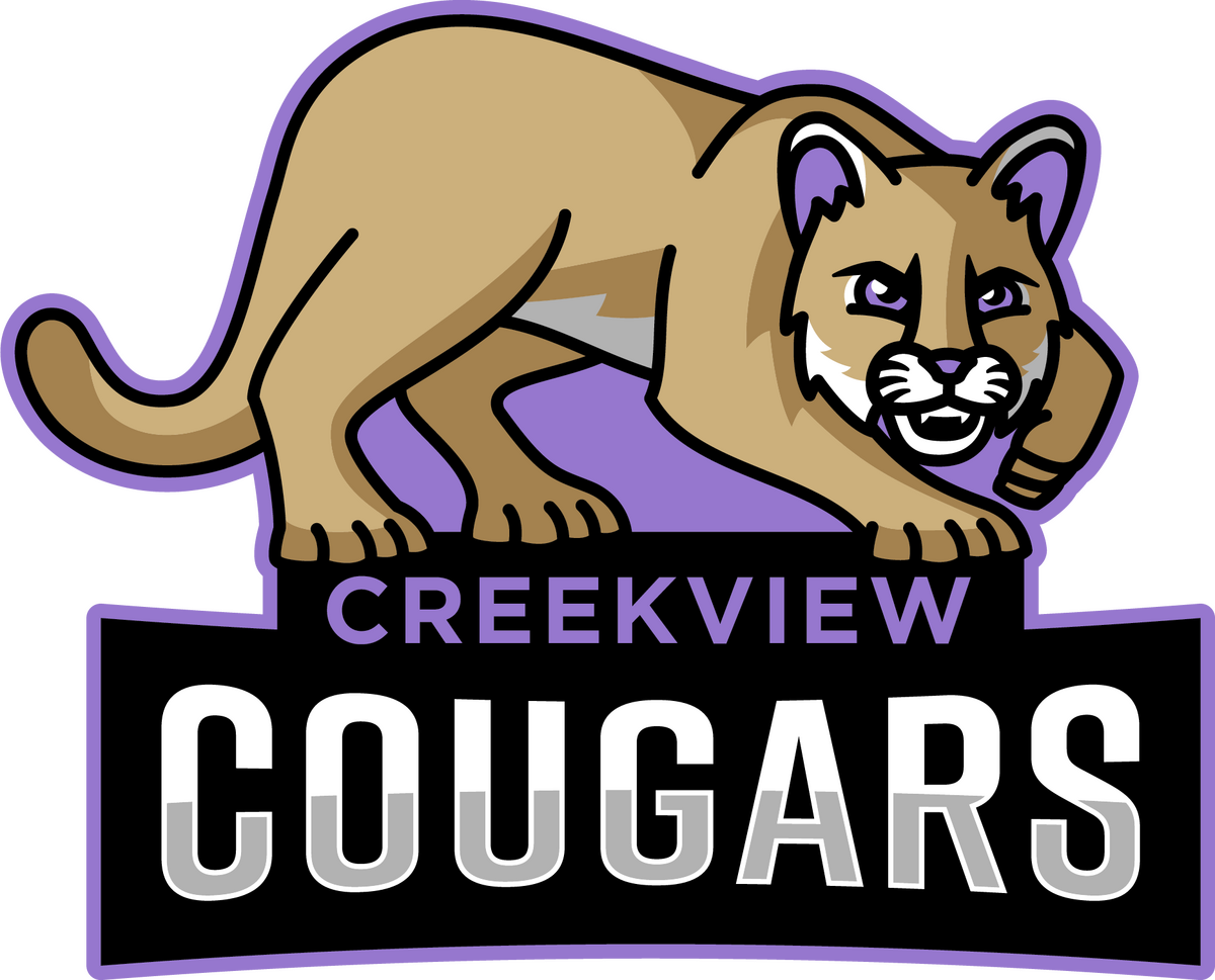 Logo For Creekview Elementary School cougars